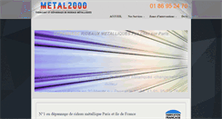 Desktop Screenshot of metal2000.fr